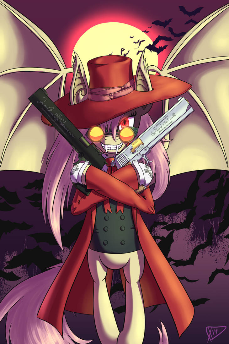 Flutterbat Alucard by ParadigmPizza
