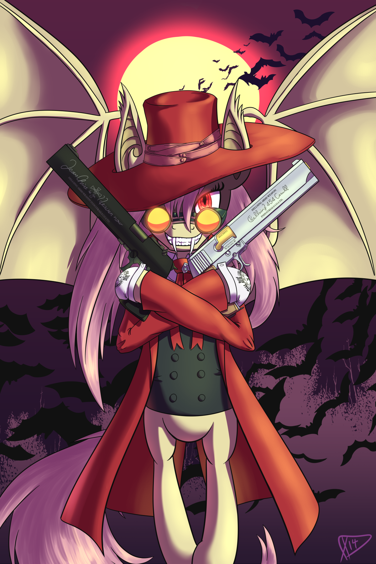 Flutterbat Alucard by ParadigmPizza