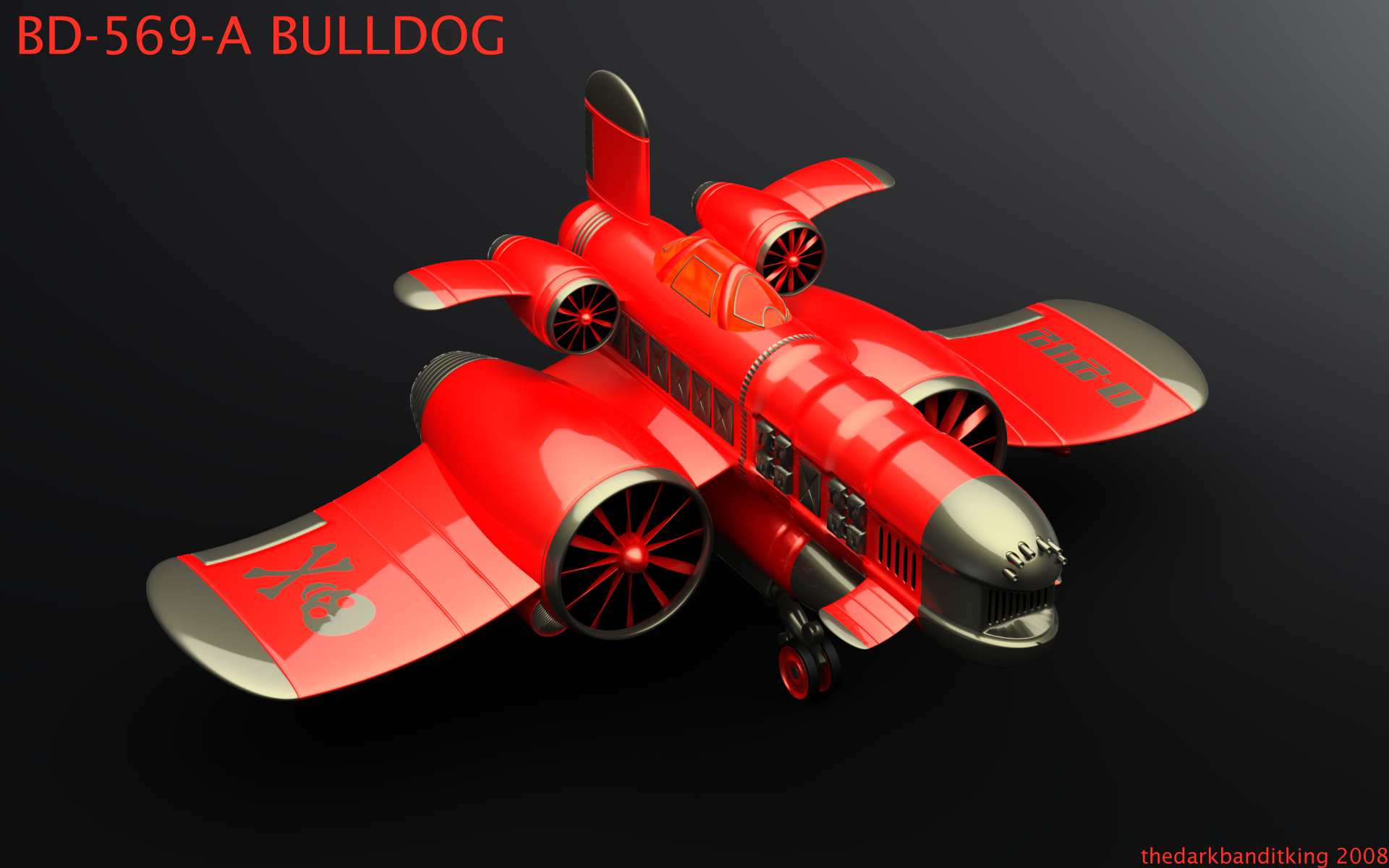 BULLDOG -shiny- RED