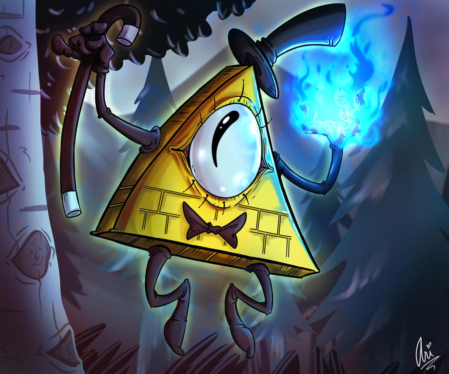 Bill Cipher by LadyWitchfox on DeviantArt.