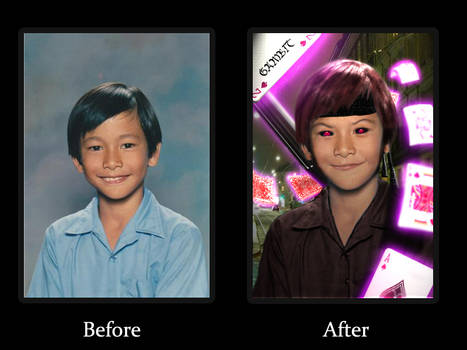 Kid Gambit Befor and after