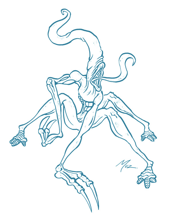 Nyarlathotep lineart