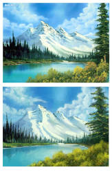 Bob Ross paint