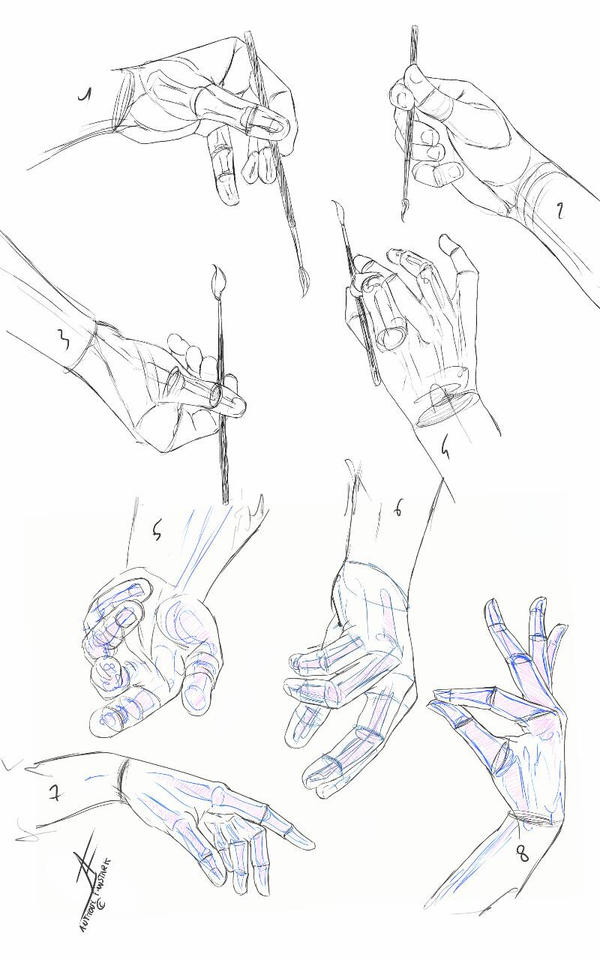 Hand session sketch by AnatoFinnstark on DeviantArt