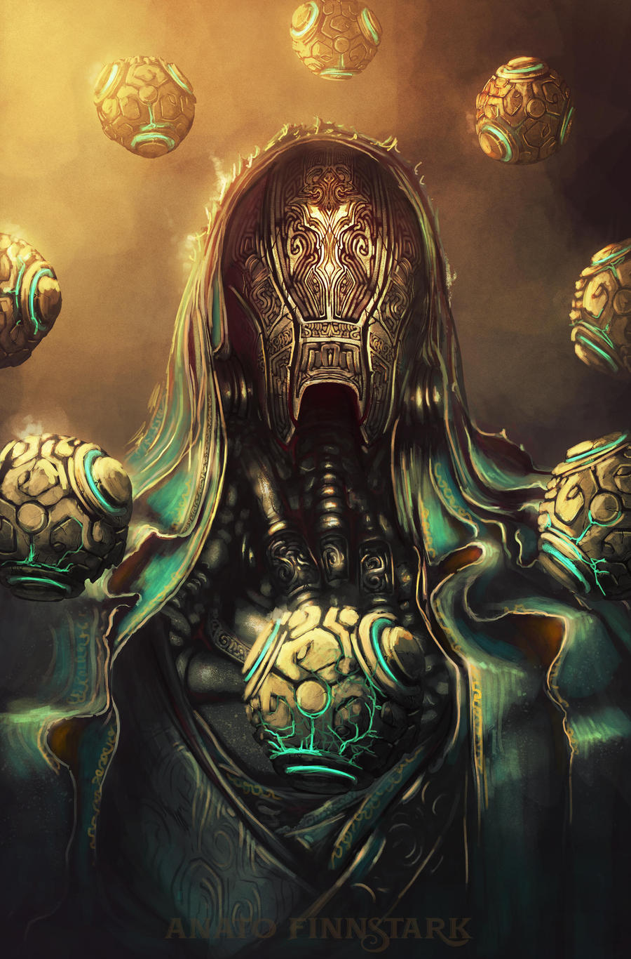 Zenyatta Darksouls (OVERWATCH) by AnatoFinnstark