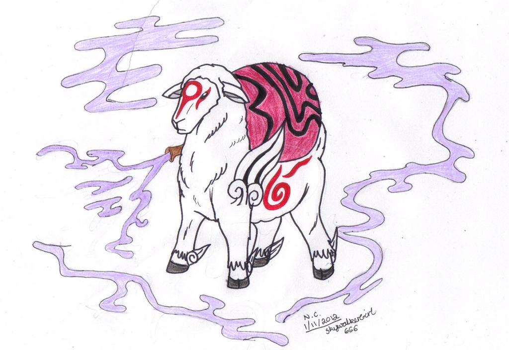 Okami . kazegami by Drawings-forever on DeviantArt