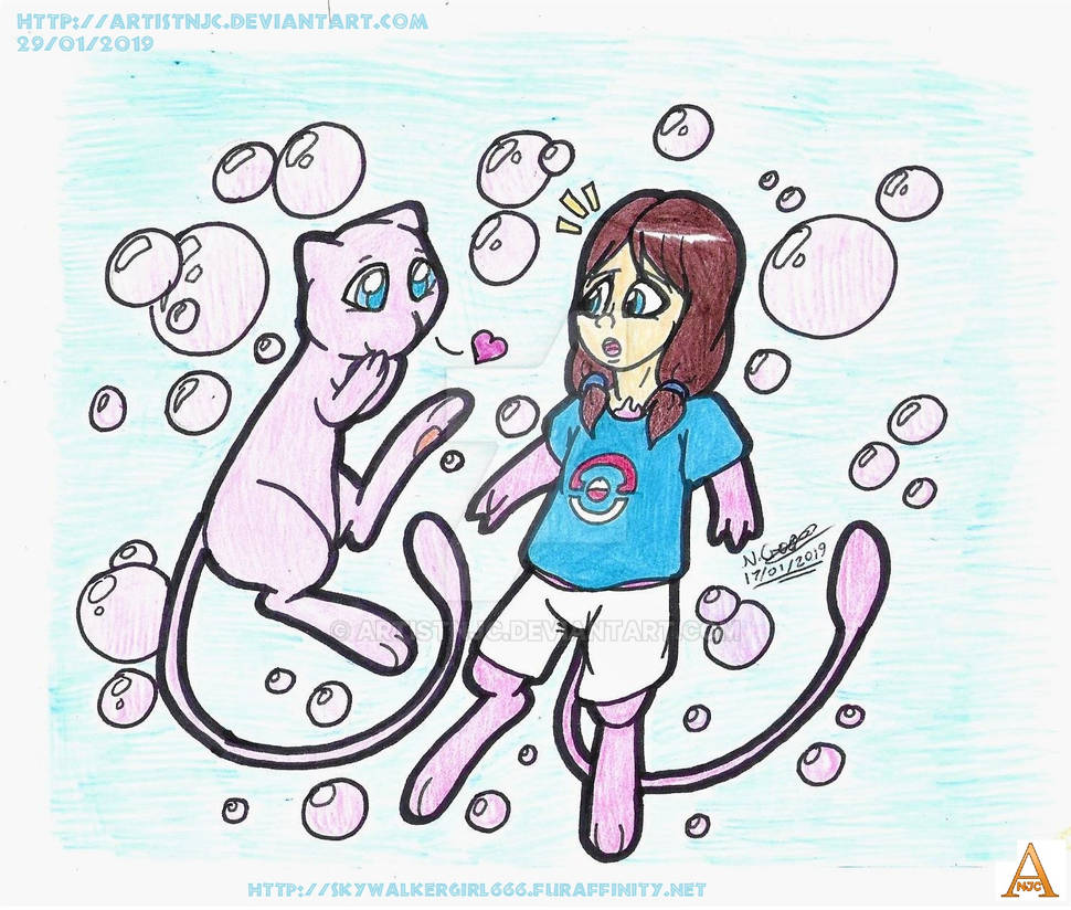 Mew Using Transform Mew TF Part 2 by artistNJC on DeviantArt