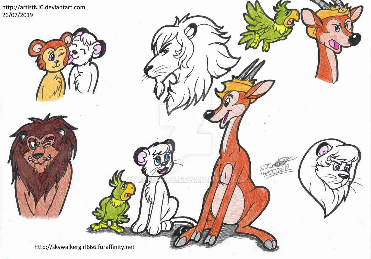 Jungle Emperor Doodles By Artistnjc On Deviantart