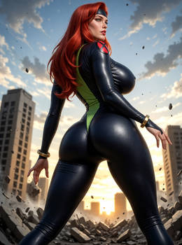 Leather Suit Jean Grey