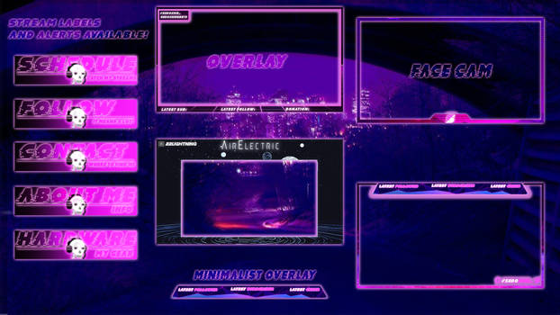 Stream Overlay/Graphics Pack