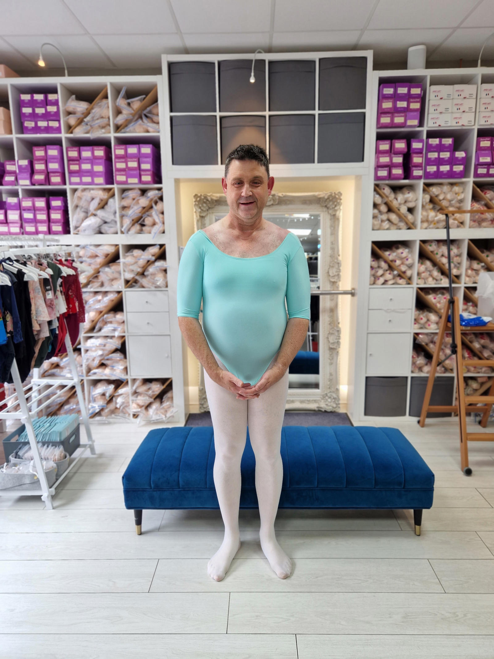 Leotard try on by tutuleotardia on DeviantArt