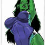 She Hulk color sample