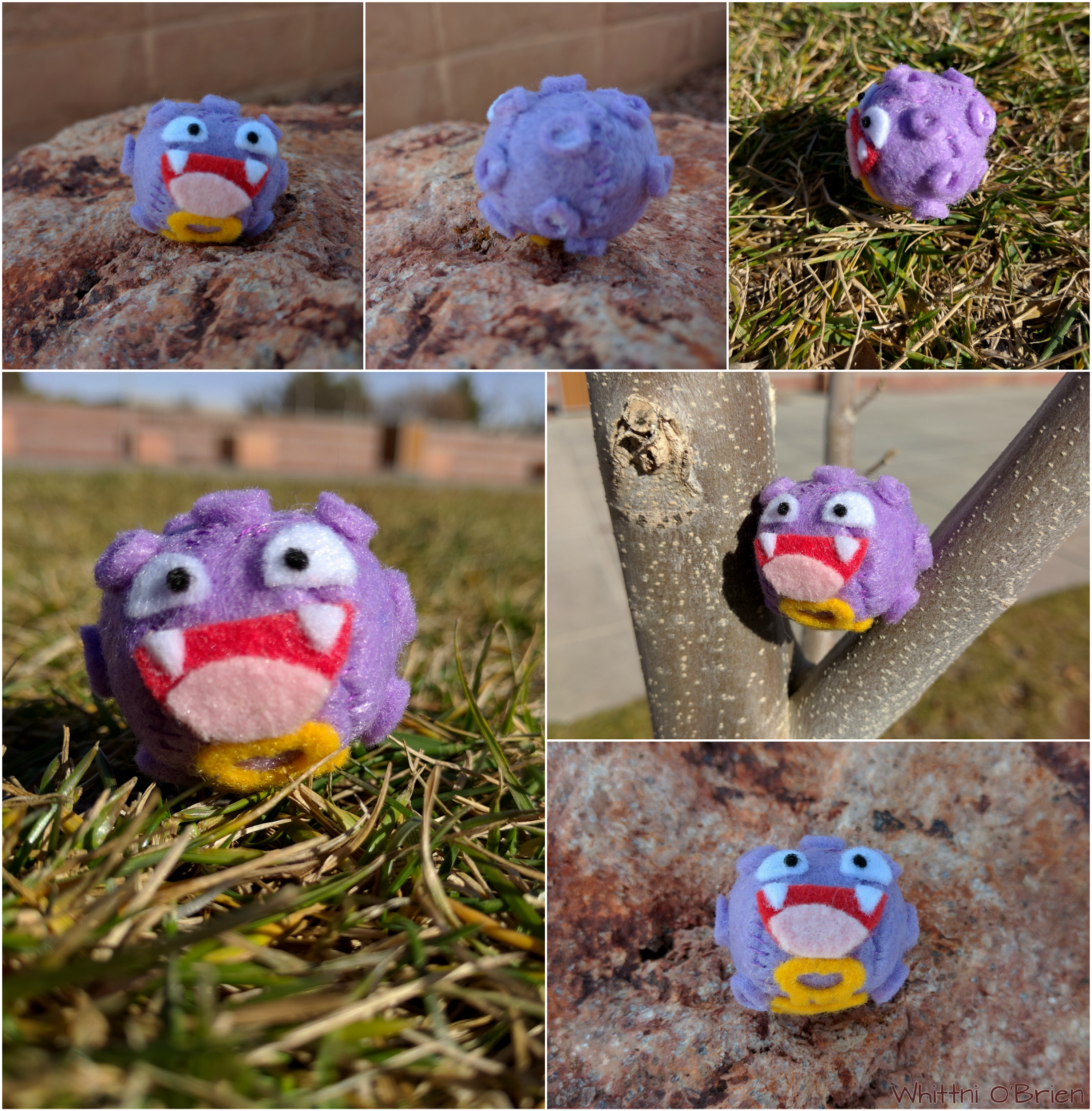 Happy Smiling Koffing Pokemon Plush!