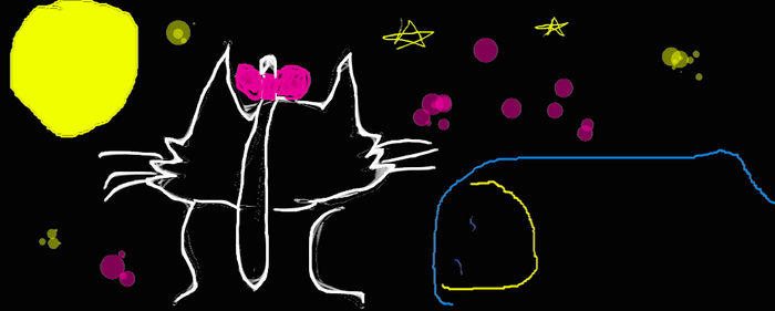 my imaginary cat