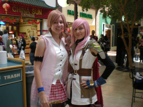 Serah and Lightning