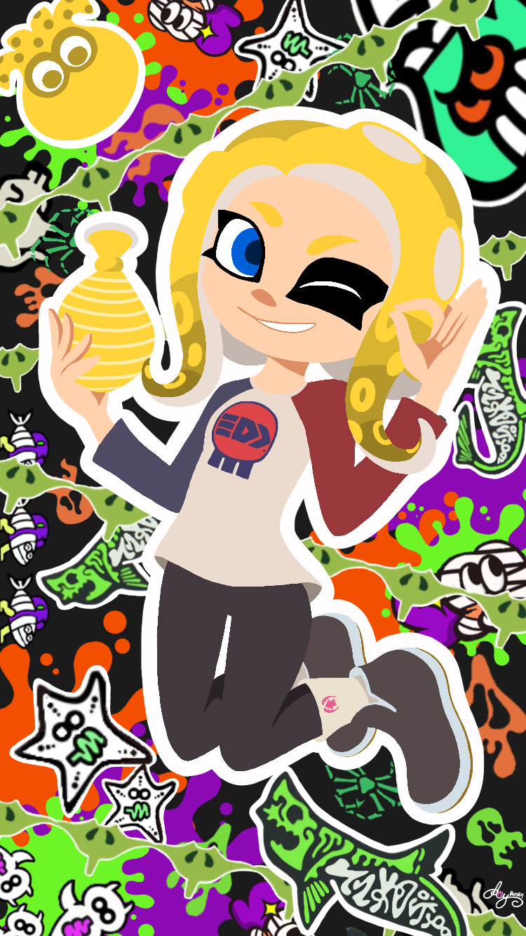 Comm Splatoon 2 Wallpaper By Amyrosers On Deviantart