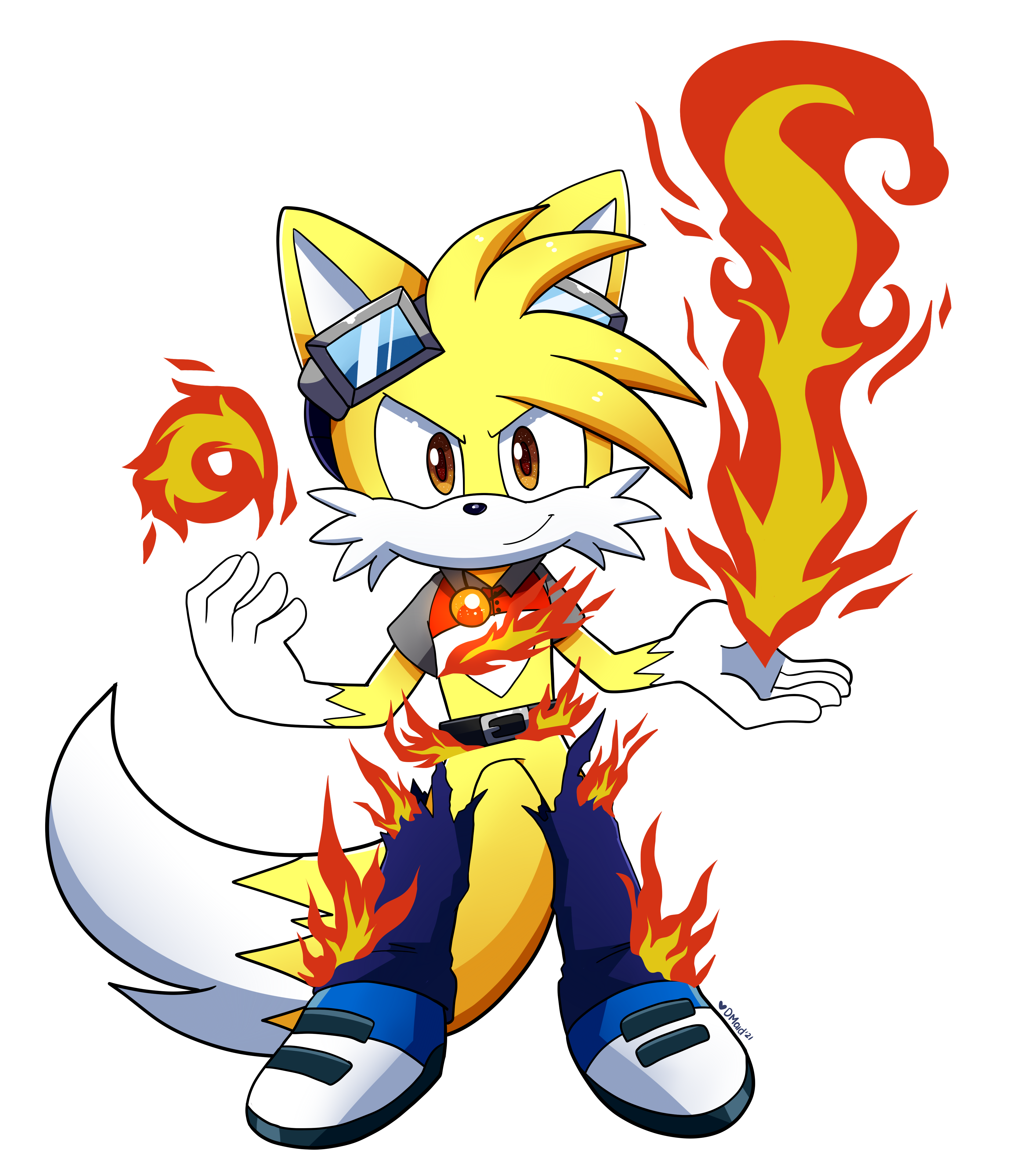 The Fire Fox'' showing his power by hker021 on DeviantArt