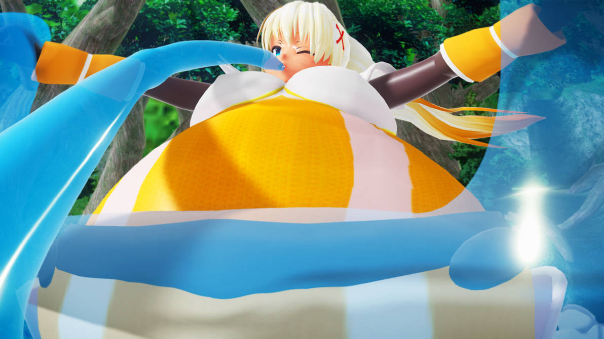 KonoSuba Darkness slime inflation *next by imbapovi on DeviantArt.