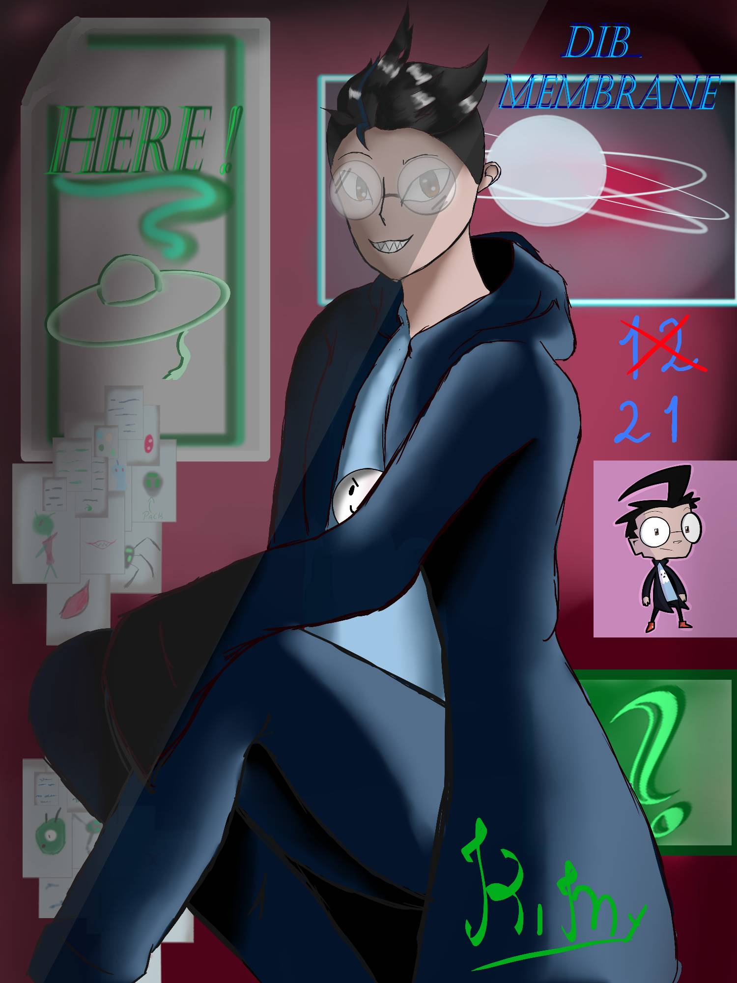 wallpapers Dib Membrane Fanart dib membrane fanart by strangesheep22