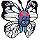 Pokemon Green Butterfree sprite REVAMPED