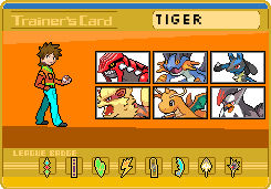 My trainer card!