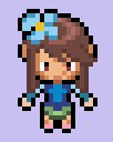 My girlfriend's overworld sprite!