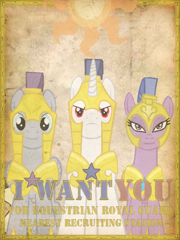 Royal Guard Recruitment Poster