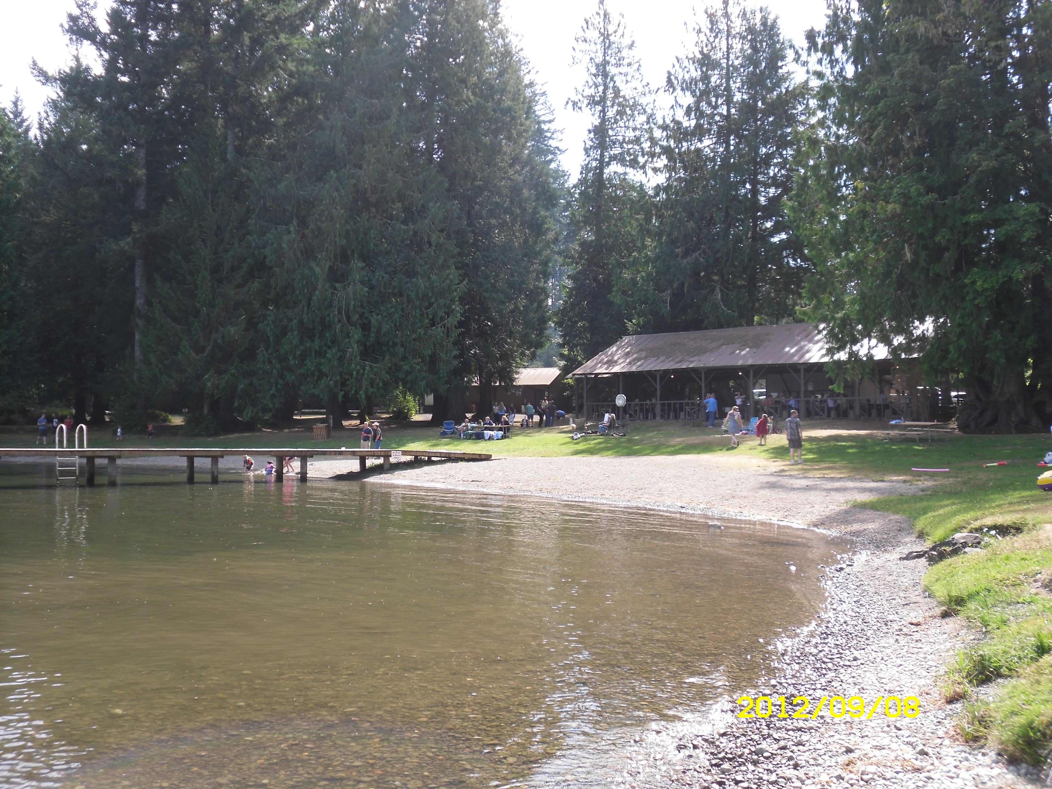 Mason Lake, BBQ Building 1