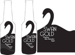 Swan Gold bottle redesign