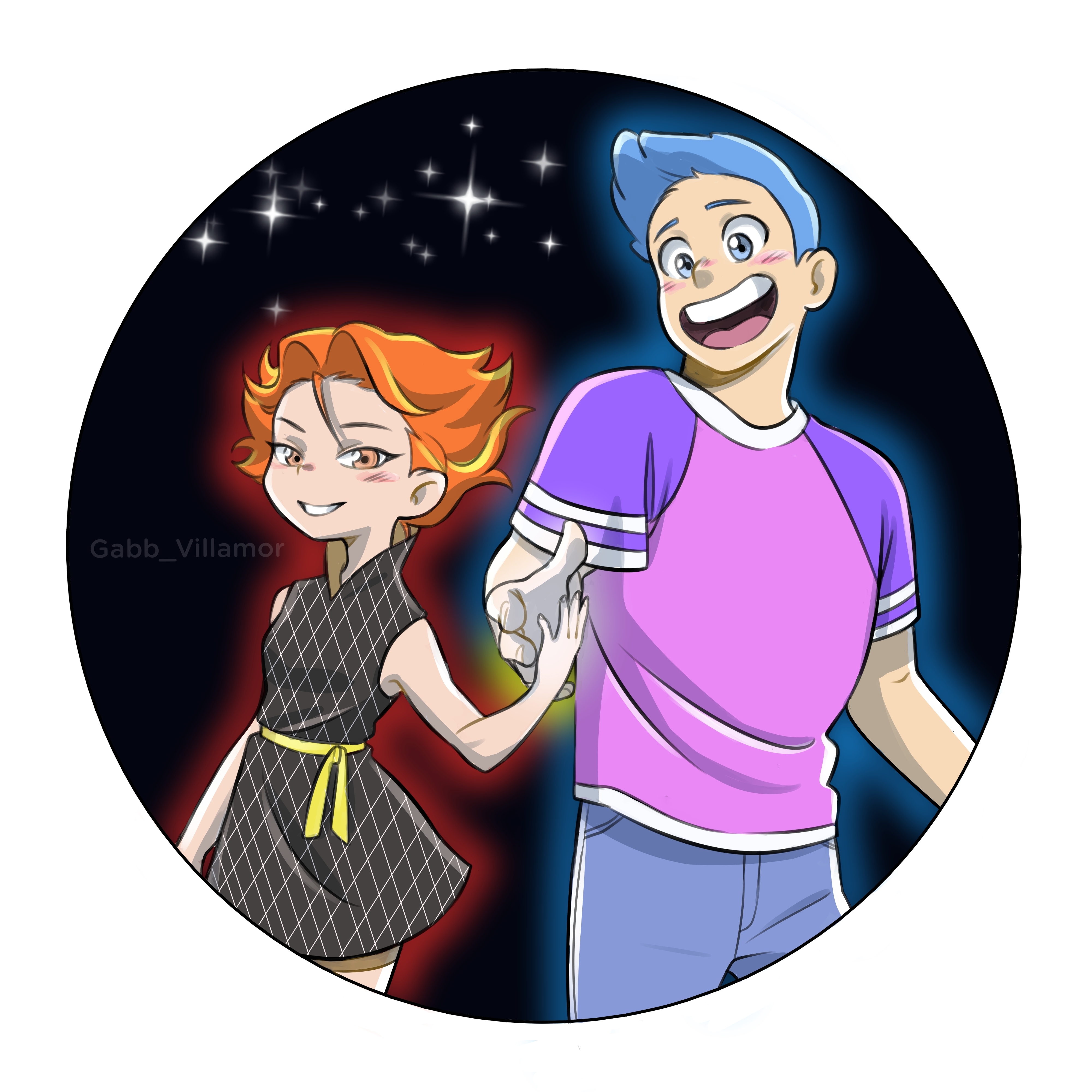 Elemental Human AU by GabbVillamor on DeviantArt