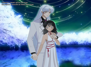 Calles nocturnas Sesshomaru and Rin
