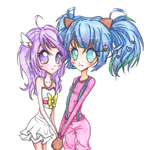 Sistas - Collab with CuteBubbles by cakebutton