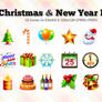 Christmas + New Year Icons