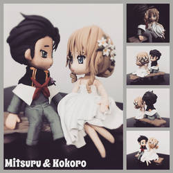 Mitsukoko chibi wedding