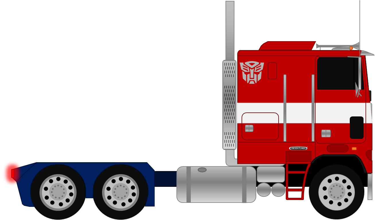 Freightliner FLT Optimus Prime G1 by Lambo9871 on DeviantArt