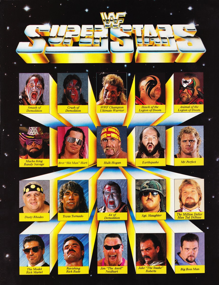 Wwe Superstars Of 1990 by danwind on DeviantArt