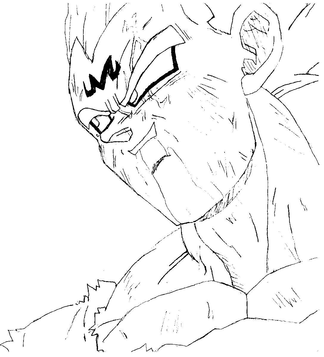 Majin Vegeta's Sacrifice... by akimichibutterfly on DeviantArt