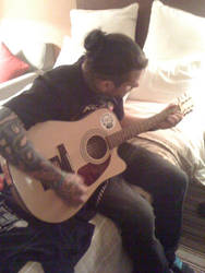 Jeff Hardy Playing Guitar