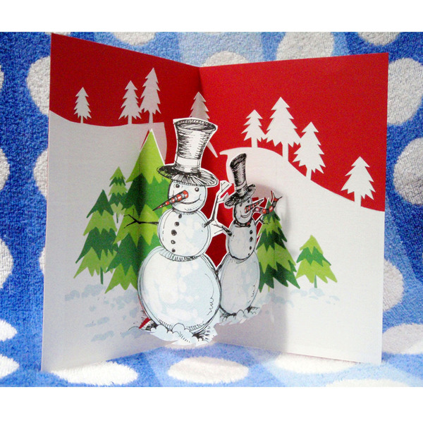 Christmas card - pop up 01