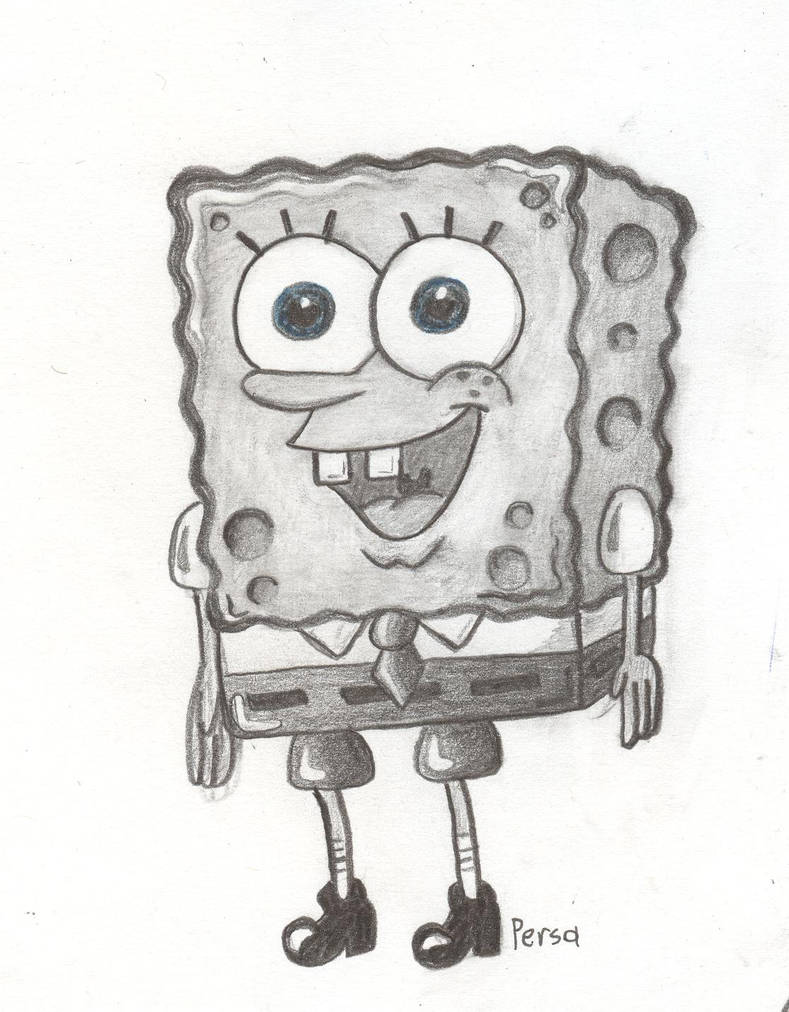 Old Spongebob Draft by persefoniart8 on DeviantArt