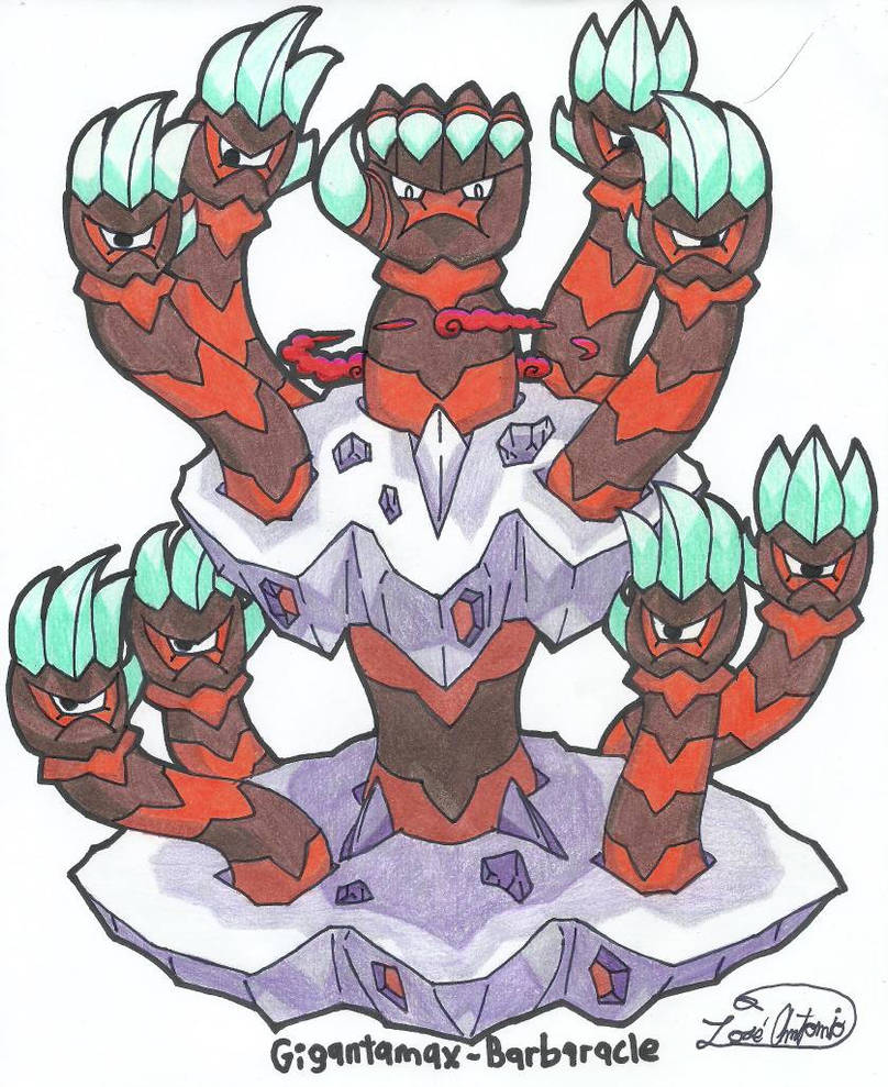 Barbaracle Evolution Line Gigant Barbaracle by Kingsterior on DeviantArt