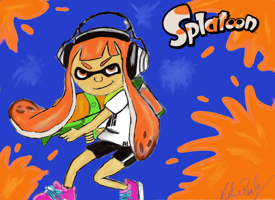 Splatoon Inkling fan art by kbaily on DeviantArt