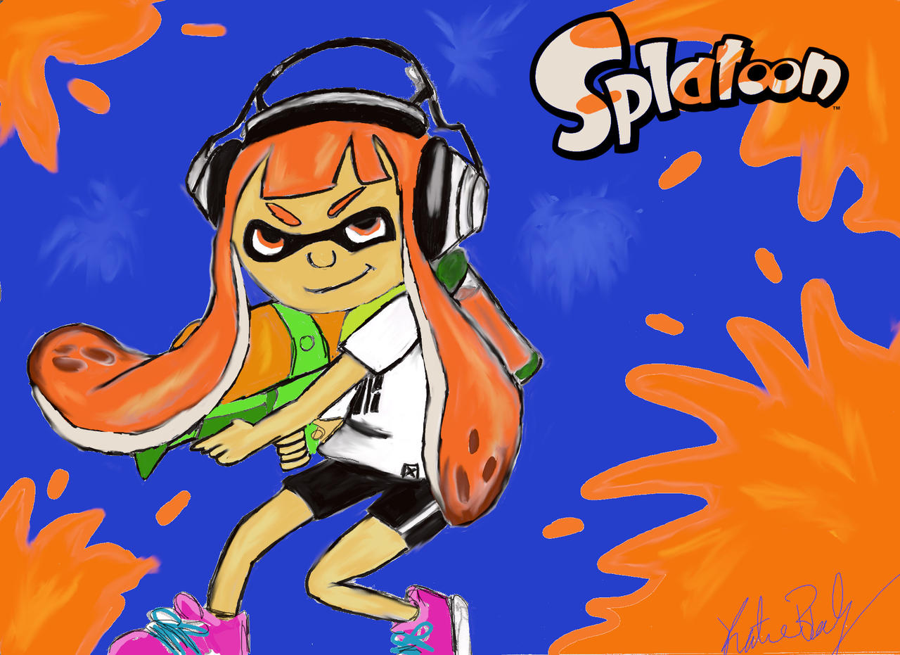Splatoon Inkling fan art by kbaily on DeviantArt