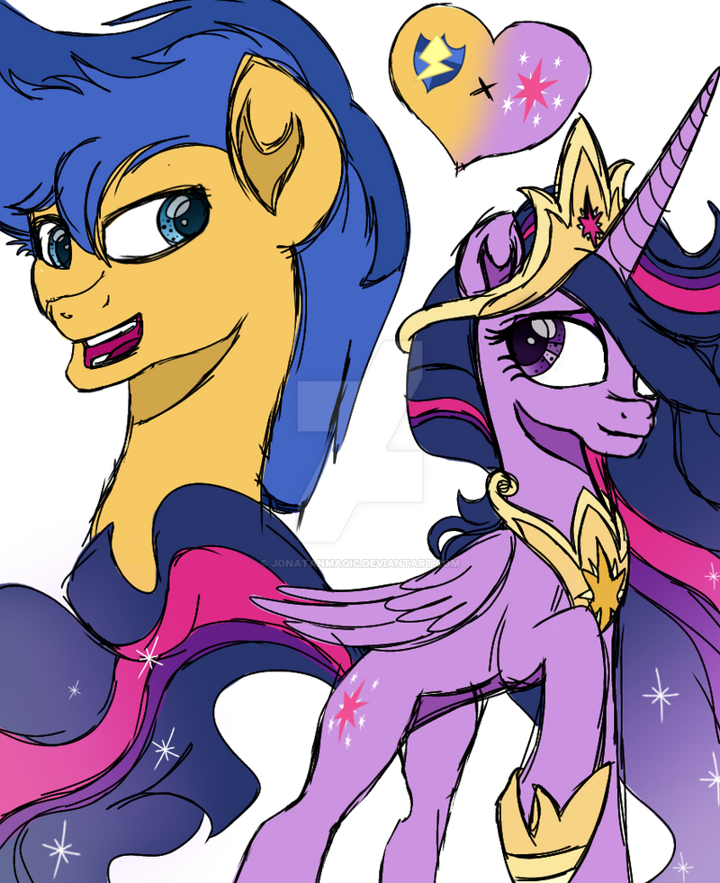 Sparkly Flash Twilight Sparkle X Flash Sentry by jonatanmagic on DeviantArt