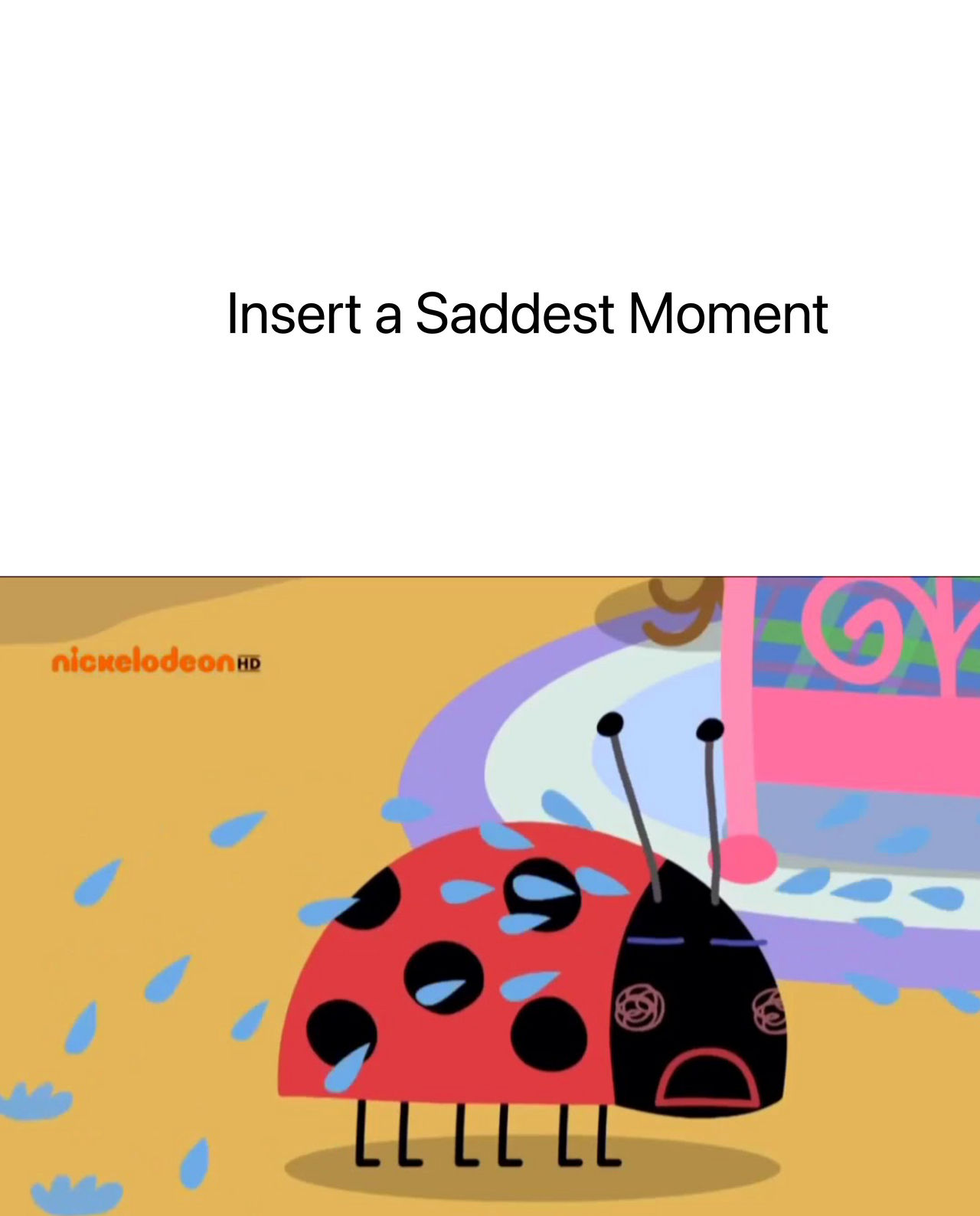 Gaston The Ladybird Cries over What by AidanTheHumanBoy on DeviantArt