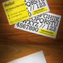 Alphabet Business Card