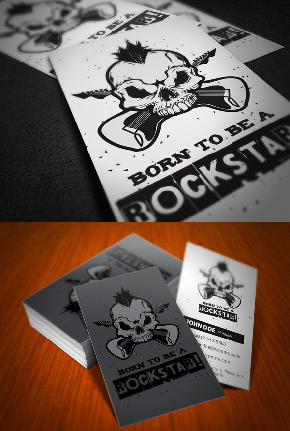 Rockstar Business Card by KaixerGroup