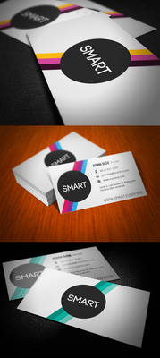 Smart Stripes Business Card