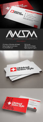 Oldskool Swiss Style Business Card