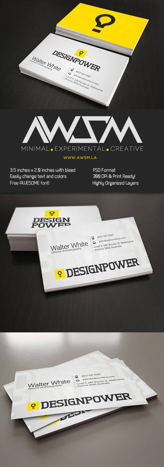 Design Power Business Card